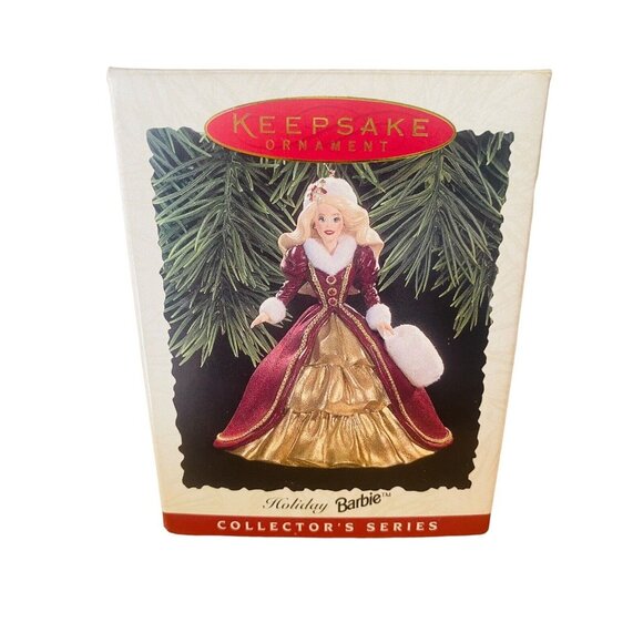 Hallmark Keepsake Barbie Holiday 1996 Collector Series Including Box - Picture 2 of 6
